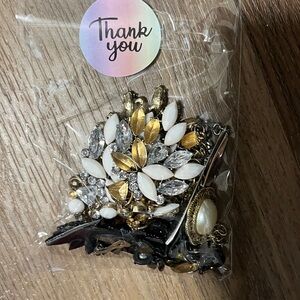 Bag of Vintage Jewels For Crafts Bag 1